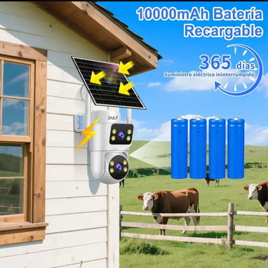Cámara solar rastreo inteligente automático 24/7 Wifi - 2/5