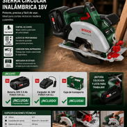 Sierra circular Bosch inalámbrica 18 V 3400rpm - Img 55358117