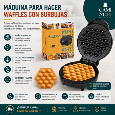 Maquina de hacer wafles - Img 123591919