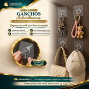 Ganchos de Plástico con Gran Capacidad de Soporte para Colgar Bolsas, Ganchos Decorativos de Pared para Abrigos para Sal - Img 54511841