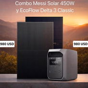 Combo: Ecoflow Delta 3 Clásica + Panel Solar de 450W Marca Messi - Img 56971682