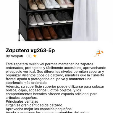 ZAPATERA/ ORGANIZADOR - 2/4