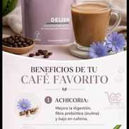 CAFÉ INSTANTÁNEO de Achicoria con Colágeno 25 serv☕Fibra prebiótica q favorece la salud digestiva y el control de peso - Img 55638974