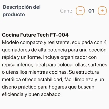 Cocina 4 quemadores - 3/3