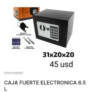Caja fuerte electrónica 6.5 L - Img 55894151