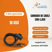 Candado de Cable para motos y bici - Img 56023077