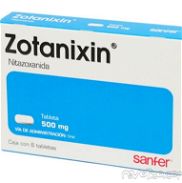 Nitazoxanida en tabletas para adultos, Zotanixin caja de 6 tabletas - Img 45809514
