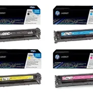 Juego de toner de colores HP originales 125A (CB540A, CB541A, CB542A, CB543A) - Img 57600920