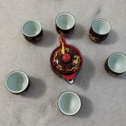Lindo juego de té decorativo y elegante - Img 55817483