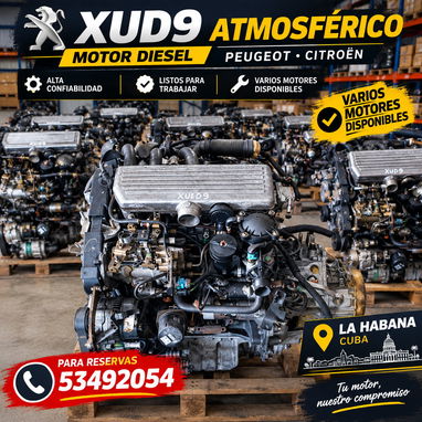 Motores XUD9, DW8 y DW10 todos diésel de segunda mano importados de España contáctenos al 53492054 estamos en la Habana - 3/4