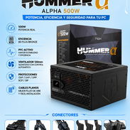 FUENTE DE ALIMENTACIÓN HUMMER 500W – 80+ BRONZE ⚡ 🏠 65 USD - Img 56655702