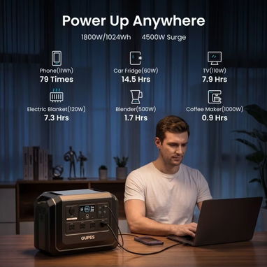 ⚡ OUPES – ENERGÍA DE ALTA GAMA PARA EXIGENTES 🔋 / MEGA 1 LITE vs EXODUS 2400 - 5/9