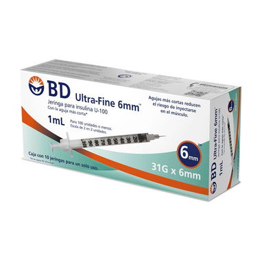 CAJAS DE JERINGUILLAS PARA INSULINA 30 UNIDADES - 2/2