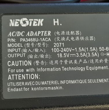 CARGADOR PARA LAPTOP HP, COMPAQ, ASUS Y DELL NUEVOS - Img 41109160