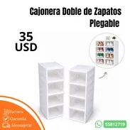 Organizador Plegable Doble de Zapatos - Img 55654531