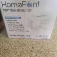 Planta eléctrica nueva marca HomePoint de 1200 watts. - Img 57212491