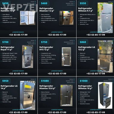 Refrigeradores neveras lavadores y splits nuevos - 3/4