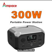 Ampace Estación de Energía Portátil Andes 300 X | 266Wh, Carga Rápida en 1 Hora, 2x Salidas de CA de Onda Senoidal Pura - Img 55704753