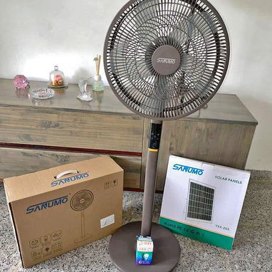 🚨SOMOS MIPyME🚨 Ventiladores de pedestal sanumo recargable (LOS ORIGINALES) ✅️Bateria de 15000mAh ✅️6 velocidades. ✅ - Img 125900103