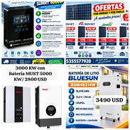 Paneles, inversor, baterías de 16 KW y kit de 3kw con 5 kw - Img 57546989