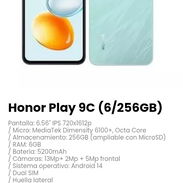 Honor Play 9C (6/256GB). Batería: 5200mAh - Img 55249269