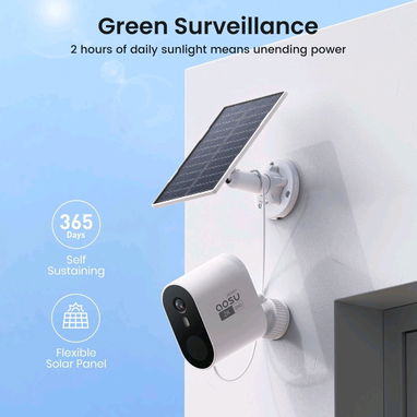 SISTEMA DE SEGURIDAD AOSU SOLAR – KIT DE 4 CÁMARAS - 3/3