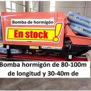 Bomba de hormigón* con motor diésel de 40 kW*, 100 m de largo x 40 m de alto*, nuevo modelo de importación (disponible d - Img 52606388