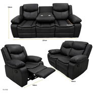 📢 Juegos de muebles reclinables de lujo para sala. Importados - Img 55742189
