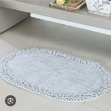 😱💜Alfombra decorativa peludita ovalada Medida:1.40cm x 73cm - 4/9