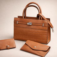 Cartera Carmelita con monedero y porta tarjetas - Img 53661517