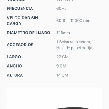 LIJADORA ELÉCTRICA ORBITAL FINDER 280W - 3/4