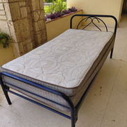 Colchón personal importado y cama tubular - Img 55987908
