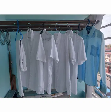 Camisas blancas tallas M especial para uniformes de trabajadores y escolares, otras camisas, pantalones, ver fotos - Img 85297352