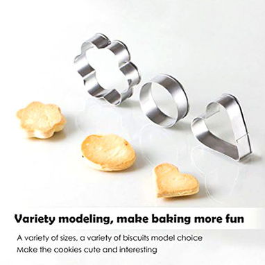 🍪 Juego cortadores galletas acero inoxidable 24 piezas ⭐❤️🌸🔺🔲 DIY repostería creativa cocina molde pastelería - Img 121949181