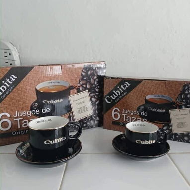 Tazas Cubitas. Dos formatos disponibles. Para café expresso y para capuchinos. Mensajeria disponible - Img 115231301