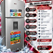 Refrigerador 16 Pies³ / 453L con Dispensador de agua, marca EKO con envío incluído en el precio, 1 año de Garantía. - Img 57727095