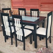 Comedor de madera de 6 sillas - Img 51973097