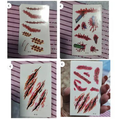 😱🎃Tatoo temporales para Haloween 👇 Originales 🇺🇲 - 4/6