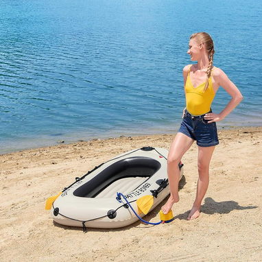 Botes inflables Bestway 61108 Dinghy Battle Bomber con accesorios, 187.96cm x 98 cm - Img 118328662