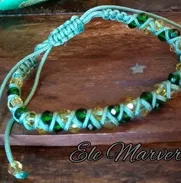 PULSERAS TEJIDAS DE HILO CHINO - Img 50409486