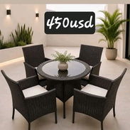 Juego de terraza con 4 sillas - Img 57773400