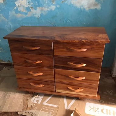 cómodas d 8 gabetas con madera d cedro d algarrobo d baria y d alpicia - Img 113967384