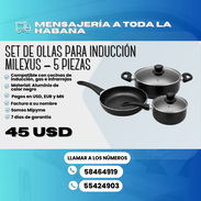 🍳 SET DE OLLAS PARA CUALQUIER TIPO DE COCINA – 5 PIEZAS - Img 56815385