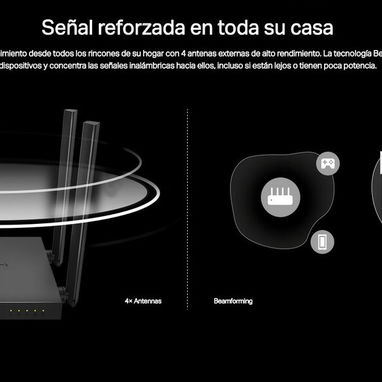 TP-Link Archer C54_ AC1200 _ WiFi de Alta Velocidad con 3 Modos de Trabajo Inteligente - 1 WAN -4LAN - Img 101639711