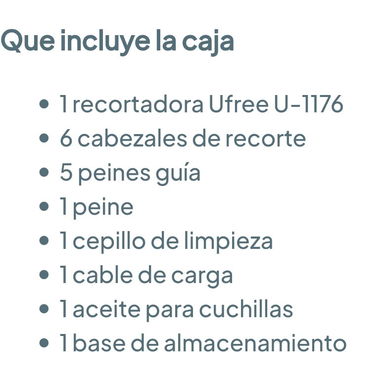 Afeitadora eléctrica Ufree USB para hombres - Máquina de afeitar recargable 🌐 - 7/7