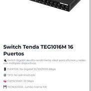 Switch Tenda TEG1016M 16 Puertos - Img 57282591