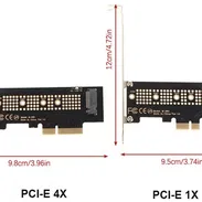 Tarjeta adaptadora M2 NVME SSD a PCIe 4.0 1X , 64 Gbps./ Disipador COOLMOON ARGB para M2 - Img 51641455