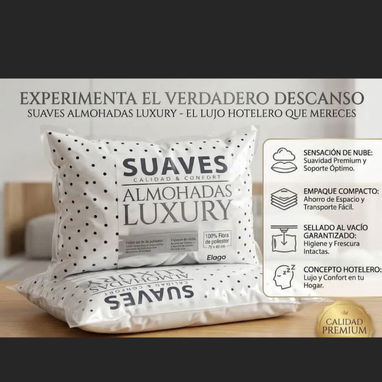 Set de 2 almohadas (Hoteleras)Antialergicas - Img 123682524