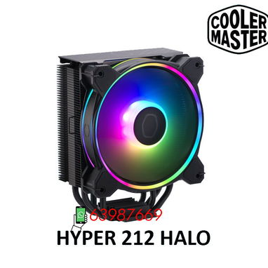 Enfriamiento por aire marca COOLER MASTER, modelo HYPER 212 HALO Black - Img 93105208