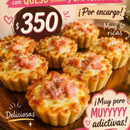 Tartaletas de queso gouda con jamón bravo - Img 56772847